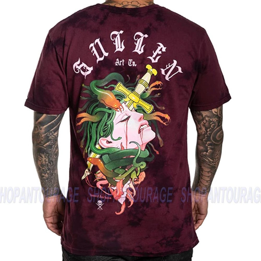 Sullen Art Collective Barbosa Medusa SCM5165 Premium Short Sleeve Men`s T-shirt